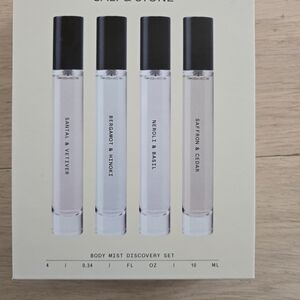 New Salt & Stone Body Mist Discovery Set - 4 Travel Spray